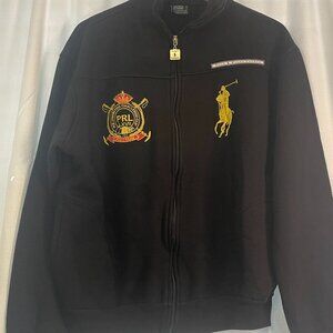 JA7049- Polo Ralph Lauren “Great Britain 30” Embroidered Jacket  Black Rare